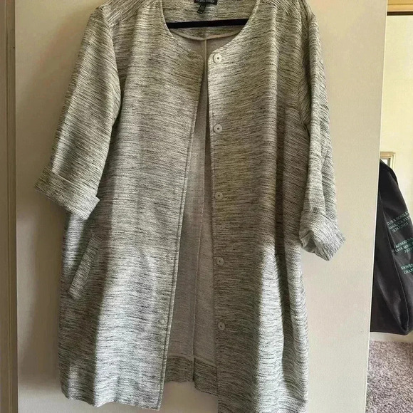 Eileen Fisher Snap Front Blazer - Picture 6 of 8